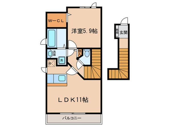 馬車道館の物件間取画像